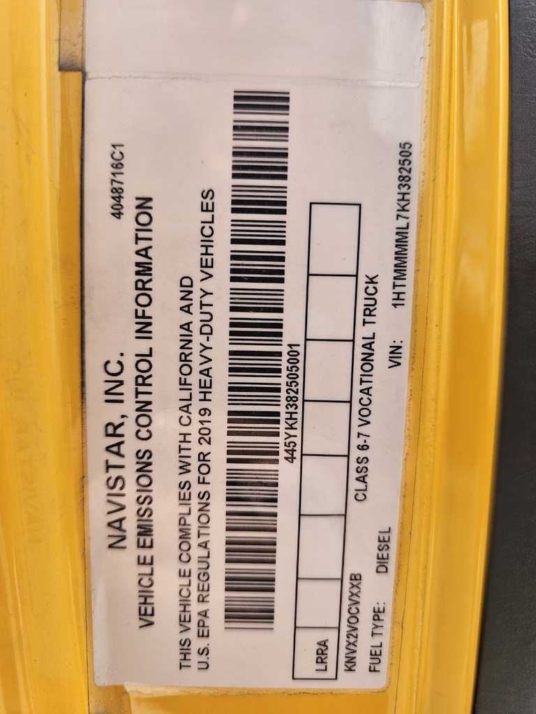 2019 International DuraStar 4300