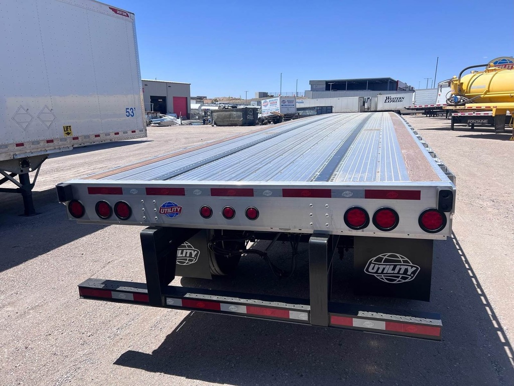 53' Utility Flatbed Trailer Combo